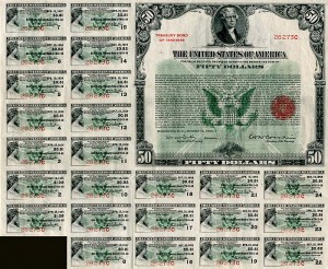 50 Dollar U.S. Treasury Bond